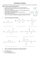 Vorschau - Arbeitsblätter - großes Materialpaket: Alkohol und seine Oxidationsprodukte (Nomenklatur, Eigenschaften, etc.) - Seite 1