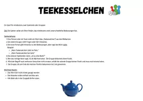 Vorschau - Spiele - Spiel Teekesselchen Bildkarten für DaF/DaZ Deutsch usw. - Seite 1