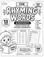 Aperçu - Préparation de séance / Séance complète - Rhyming Words Worksheets - Page 2