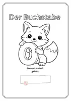 Vorschau - Arbeitsblätter - Buchstabe O - Buchstabeneinführung - Deckblatt