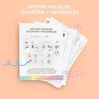 Vista previa - Hojas de trabajo - Apoyos visuales - Juguetes y Materiales - Portada
