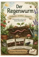 Vorschau - Unterrichtsreihen - Der Regenwurm - Wissenskartei - Deckblatt