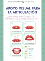 Vista previa - Refuerzo / NEE / Materiales de apoyo - Apoyo visual para la articulación - Portada