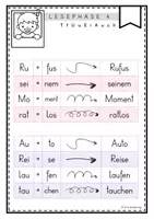Vorschau - Arbeitsblätter - Leseblätter zu Lilos Lesewelt 1 - Wortebene (TUEiAuch) - Seite 2