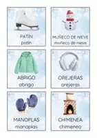 Vista previa - Juegos / Gamificación - Ruleta y bingo letra imprenta (invierno) - página 2