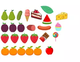 Vista previa - Tarjetas / Manipulativos - Food: The Very Hungry Caterpillar - página 2