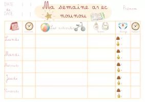 Aperçu - Autre type de ressources - Cahier de suivi complet pour assistantes maternelles - Page 3