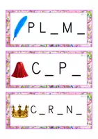 Vista previa - Tarjetas / Manipulativos - Grafía de vocales MAYÚSCULA (carnaval) - página 3