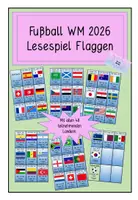 Vorschau - Spiele - Fußball WM Weltmeisterschaft 2026 : Lesespiel - Deckblatt