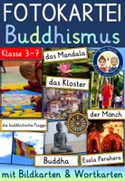 Vorschau - Fördermaterial/Inklusion - Buddhismus Weltreligion - Bildkarten & Wortkarten Ethik Religion - Deckblatt