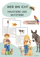 Vorschau - Spiele - Wer bin ich? | Nutztiere | Haustiere | Spiel | Sachunterricht - Deckblatt