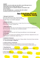 Vorschau - Stundenentwürfe - EINFACH KUNST: FRIDA KAHLO PORTRAITS – SCHRITT FÜR SCHRITT ANLEITUNG (4 Unterrichtseinheiten, ohne Vorbereitung) - Seite 2