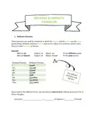 Vorschau - Arbeitsblätter - Go Ahead 8 Unit 3: Reflexive/Emphatic Pronouns - Deckblatt