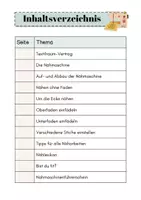 Vorschau - Arbeitsblätter - Nähmaschinenführerschein für Nähanfänger/innen - Seite 1