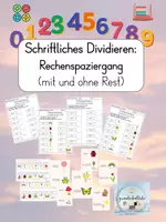 Vorschau - Arbeitsblätter - Materialpaket: Schriftliche Division - Seite 1