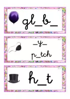 Vista previa - Tarjetas / Manipulativos - INGLÉS - Grafía de vocales minúscula ligada (carnaval) - página 2