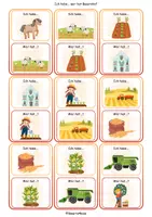 Vorschau - Spiele - 🚜 Bauernhof Ich habe... wer hat? Nichtleser Lernspiel Wortschatz DaZ - Seite 3
