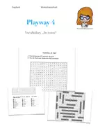 Vorschau - Arbeitsblätter - crossword puzzle for "In town" Playway Klasse 4 - Deckblatt