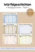 Vorschau - Spiele - Würfelgeschichten / 5er Bundle / Paket 4 - Deckblatt