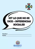 Vista previa - Unidades / Secuencias / Situaciones de Aprendizaje - Kit lo que no se dice - Portada