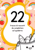 anteprima - Esercizi - Racconti da completare sul quaderno - Pagina di copertina