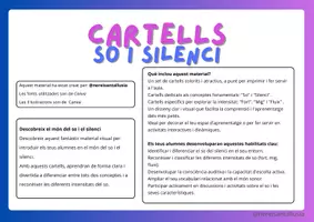Vista previa - Juegos / Gamificación - CARTELLS de SO i silenci, fort i fluix - página 1