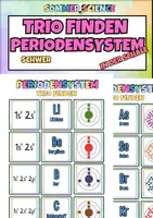 Vorschau - Spiele - Valenzelektronen Lernspiel Chemie Klasse 8–10 – Trio finden (schwer) mit PSE & Elektronenanzahl | sofort einsetzbar - Deckblatt
