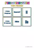Vorschau - Arbeitsblätter - Materialpaket Trio finden Periodensystem Valenzelektronen (in der Schale) Chemieunterricht | differenziert & motivierend - Seite 1