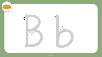 Vorschau - Arbeitsblätter - Buchstabeneinführung B b (Tafelbilder und Arbeitsblätter) - Seite 3