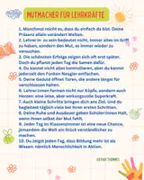 Vorschau - Poster - Mutmacher für Lehrkräfte - Deckblatt