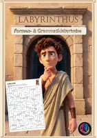 Vorschau - Arbeitsblätter - Labyrinthi Latini - lateinische Grammatik- und Formenlabyrinthe - Deckblatt