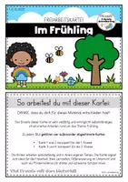 Vorschau - Stationenlernen - Freiarbeitskartei "Im Frühling" (1./2. Klasse) - Seite 1