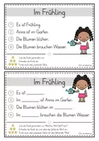 Vorschau - Stationenlernen - Freiarbeitskartei "Im Frühling" (1./2. Klasse) - Seite 2