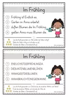 Vorschau - Stationenlernen - Freiarbeitskartei "Im Frühling" (1./2. Klasse) - Seite 3