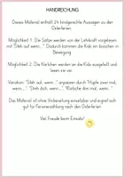 Vorschau - Arbeitsblätter - Ferienerzählung Ostern Steh auf wenn - Seite 1