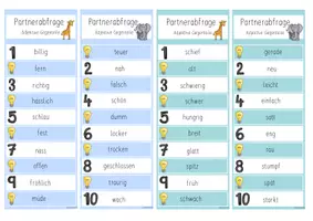 Vorschau - Spiele - Adjektive Gegenteile Partnerabfrage - Seite 3