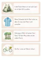 Vorschau - Arbeitsblätter - Schleichdiktat/ Laufdiktat Auslautverhärtung | 12 Karten | 3./4.Kl - Seite 2