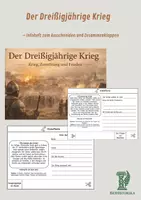 Vorschau - Arbeitsblätter - Die Punischen Kriege – Infoheft mit Karte Rom, Karthago und Hannibal - Deckblatt