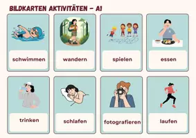 Vorschau - Spiele - Bildkarten: Aktivitäten und Freizeit im Urlaub DaF/DaZ Deutsch - Seite 2
