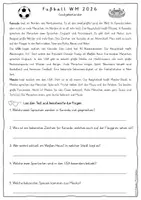 Vorschau - Arbeitsblätter - Lesetexte Fußball WM 26 - zweifach differenziert - Seite 3