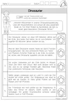 Vorschau - Arbeitsblätter - Lesespurgeschichte: Dinosaurier (Sachtext Grundschule Lesen Klasse 3 und 4) - Seite 3