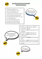 Vorschau - Arbeitsblätter - Formulierungshilfen für eine Inhaltsangabe/Zusammenfassung-Deutsch Kl. 6-Sachtexte - Seite 2