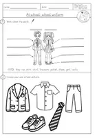Vorschau - Arbeitsblätter - At school school uniform - Arbeitsblatt - Seite 3