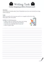 Vorschau - Arbeitsblätter - Writing an email - Seite 1
