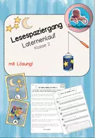 Vorschau - Arbeitsblätter - Lesespaziergang_Laternenlauf - Deckblatt