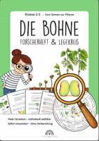 Vorschau - Arbeitsblätter - Bohne Klasse 2-3 Forscherheft, Arbeitsblätter, Legekreis – Vom Samen zur Pflanze | Sachunterricht Grundschule - Deckblatt
