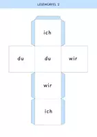 Vorschau - Spiele - Lesewürfel – „Ich – Du – Wir“ und kreative Lesevarianten - Seite 1