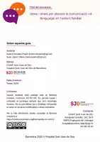 Vista previa - Refuerzo / NEE / Materiales de apoyo - Guia per afavorir el llenguatge en l'entorn familiar - página 1