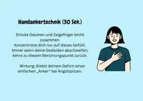 Vorschau - Bildkarten - 13 Achtsamkeitsübungen vor Prüfungen, Abitur, Prüfungen, Stressreduktion, Prüfungsvorbereitung - Seite 2