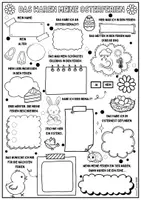 Vorschau - Arbeitsblätter - 🐰 Steckbrief Osterferien – Kreativer Ferienrückblick | Arbeitsblatt Grundschule (3.-6.Klasse) - Seite 1